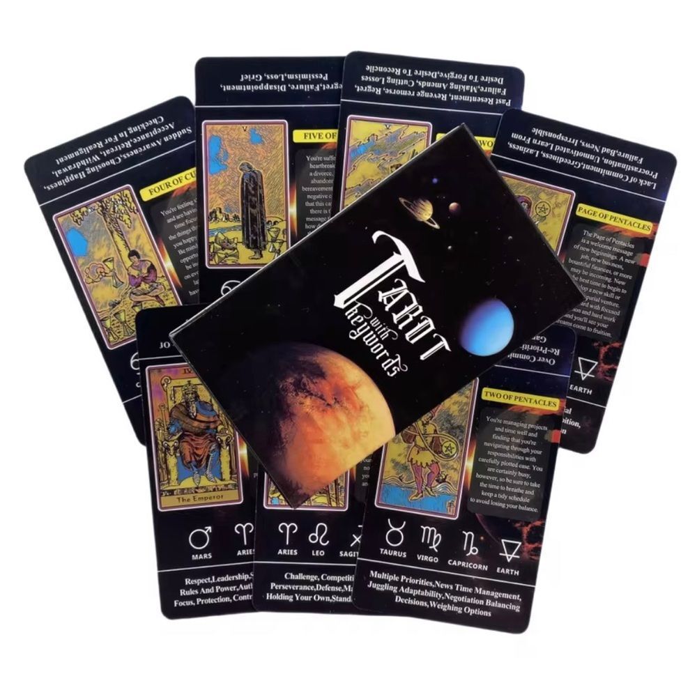 Tarot with Keywords Card Deck - Picture 3 of 5